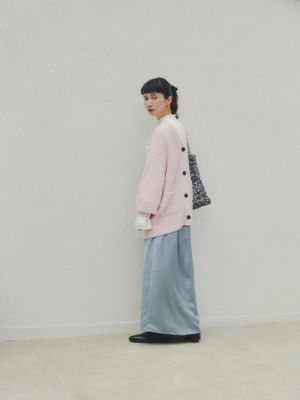 human woman(ヒューマン ウーマン)の◇ブークレ片畦2WAYはおり