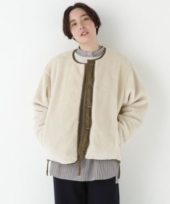 human woman(ヒューマン ウーマン)の◇リバーシブルボアダウンブルゾン