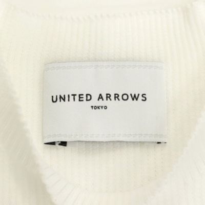 超特価セール 【新品】UNITEDARROWSユナイテッドアローズパフスリーブ5分袖 ニット ニット/セーター