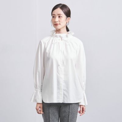 UNITED ARROWS(ユナイテッドアローズ)のフリルカラー フレアスリーブ 