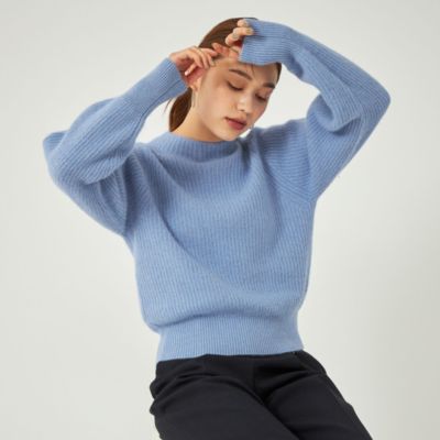 UNITED ARROWS green label relaxing FOXブレンド アゼ ラメ プルオーバー ニット