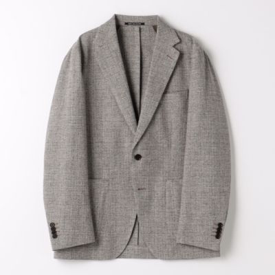 UNITED ARROWS green label relaxing：MEN’S コットン リネン ブークレ 2B RG ジャケット