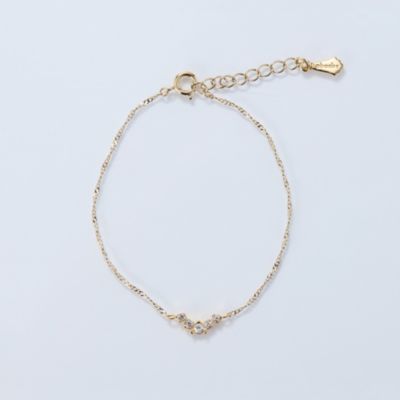 phoebe K10 イエローゴールド フィービィー ライン ブレスレット phoebe K10 イエローゴールド ライン ブレスレット