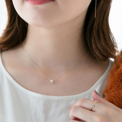 Phoebe フィービィー の K10 ディアパールビジューネックレス通販 集英社happy Plus Store