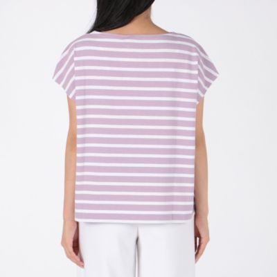 Le Minor ルミノア ルミノール のボーダーフレンチスリーブ通販 Eclat Premium エクラプレミアム