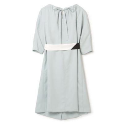 AKIRANAKA(アキラナカ)のBodil gathered boat－neck dress通販 eclat