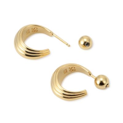 SOPHIE BUHAI Gold Small Blondeau Hoops