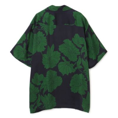 TOGA VIRILIS トーガビリリースvelvet print shirt トップス シャツ