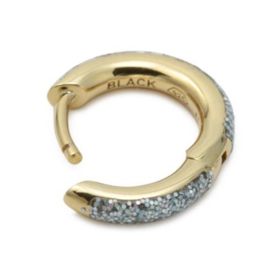 MARIA BLACK Kate Opal Glitter Huggie Gold HP