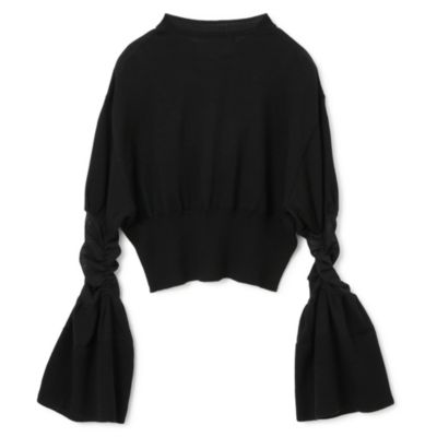 マート AKIRANAKAアキラナカFidelia knit ニットプルオーバーブラック