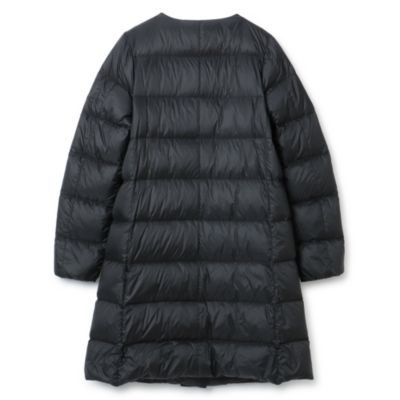 PYRENEX ピレネックス レディース マラデータ2 ノーカラーダウンジャケット ダウンコート 佳く ロング丈 WOMEN'S