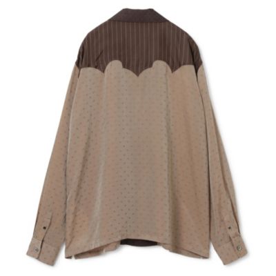 TOGA VIRILIS(トーガ ビリリース)のCupra jacquard shirt通販 | 集英社HAPPY PLUS STORE