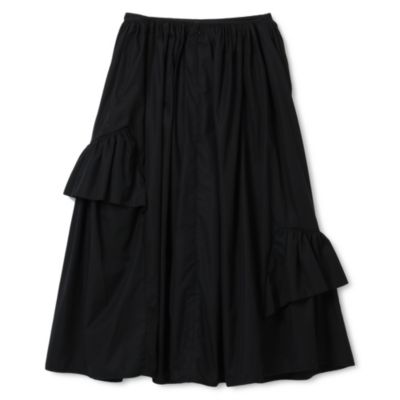 CECILIE BAHNSEN(セシリエ バンセン)のSKIRT WITH ASYMMETRICAL RUFFLE