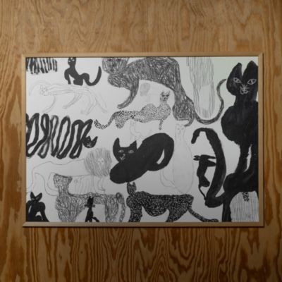 Fine Little Day(ファインリトルデイ)のポスター CATS 70 x 50 cm通販 