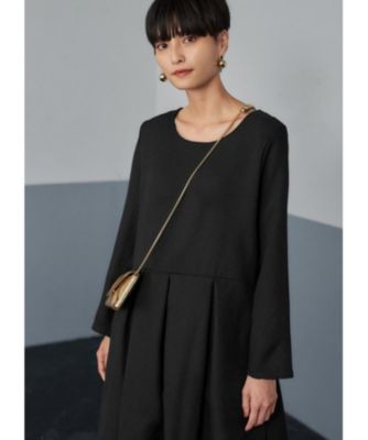 STYLE DELI(スタイルデリ)の凹凸織り生地タックワンピース通販