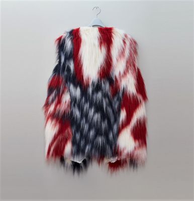 MASU エムエーエスユー】 MARBLE FLAG FUR VEST 46 - ベスト