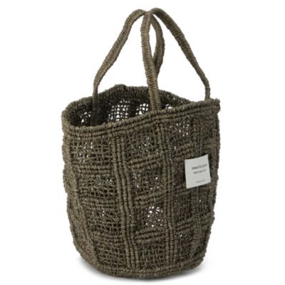 beautiful people(ビューティフルピープル)のabaca knitting tote bag