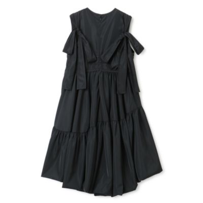 CECILIE BAHNSEN DIVYA DRESS RECYCLED FAILLE