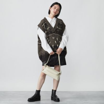 アクネ新品■JANE SMITH オーバーサイズカナディアンベスト