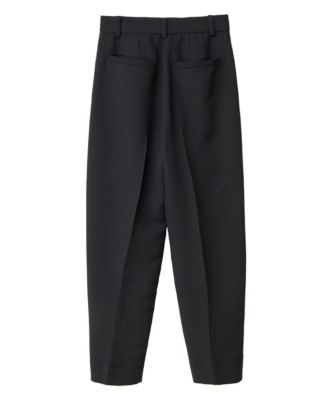 CLANE  WOOL LINE TUCK PANTS