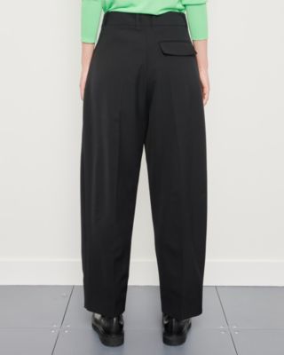 STUDIO NICHOLSON DOUBLE PLEAT FRONT PANT