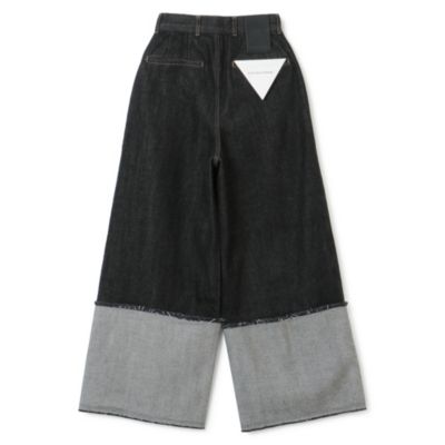 定価3.8万 LIVINGTONE TURN UP LONG 36S ブラック（LIVINGTONE  