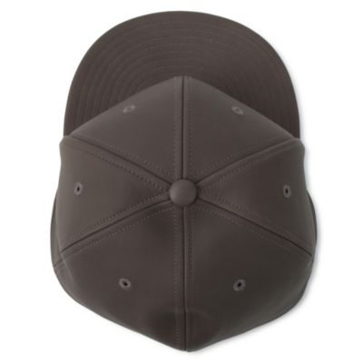 KARL DONOGHUE LAMB LEATHER TRUCKER CAP-