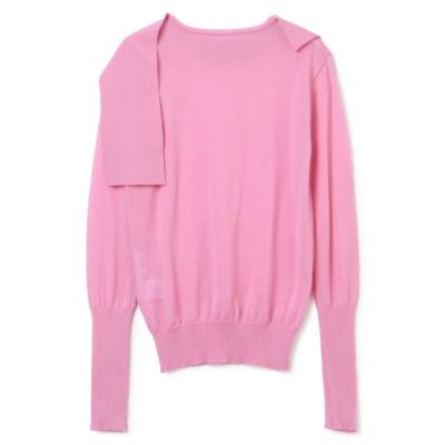 AKIRANAKA(アキラナカ)のEmma wrap collar knit PO通販 | 集英社HAPPY