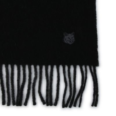 MAISON KITSUNE FOX HEAD PATCH SCARF