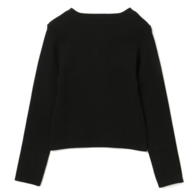 美品 courreges reedition ニット ブラック COURREGES(クレージュ)のNECKLINE MILANO KNIT SWEATER通販