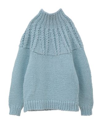 CLANE(クラネ)のCHUNKY CABLE HAND KNIT TOPS通販 eclat premium