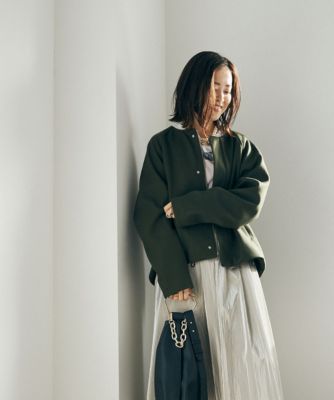 marjour(マージュール)のNO COLLAR COAT通販 eclat premium（エクラ  