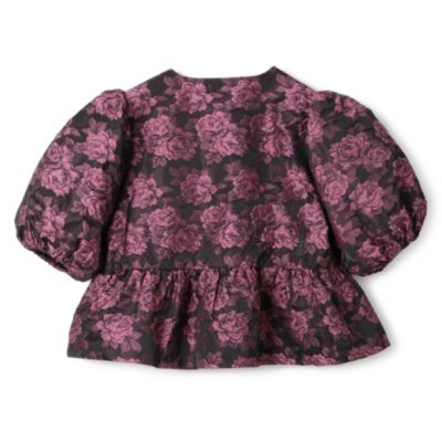 GANNI(ガニー)のBotanical Jacquard Peplum Blouse通販 | 集英社HAPPY