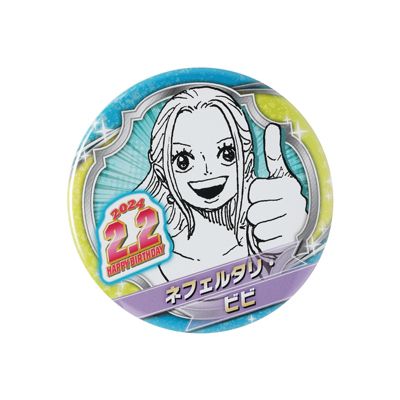 ONE PIECE 『ONE PIECE』バースデイ缶バッジ　ネフェルタリ・ビビ　BD1