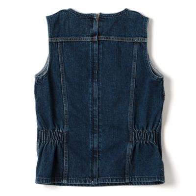 beautiful people selvedge denimsleeveless top