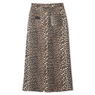 GANNI(ガニー)のPrint Denim Maxi Slit Skirt通販 | mirabella