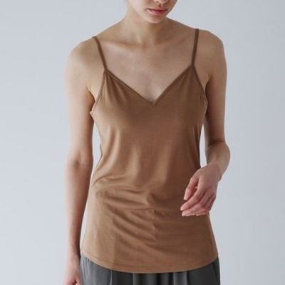 当季大流行 ANN DEMEULEMEESTER ドレス シルク・キャミソール トップス