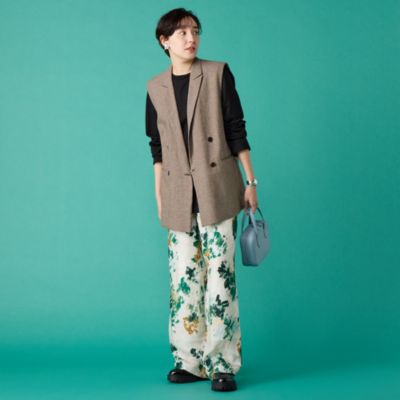 SACRA ジレ　ベスト　LINEN COTTON CHAMBRAY SACRA(サクラ)のLINEN COTTON CHAMBRAY通販 | mirabella