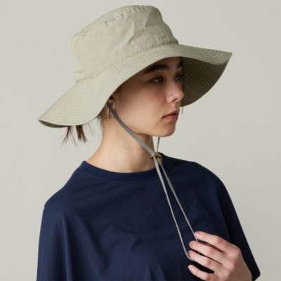 KIJIMA TAKAYUKI フリンジハット ベージュ KIJIMA TAKAYUKI(キジマ タカユキ)の【HPS別注】ブリムハット