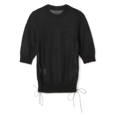 Oversized Maren Silver-Tone and Crocodile Embossed Leather