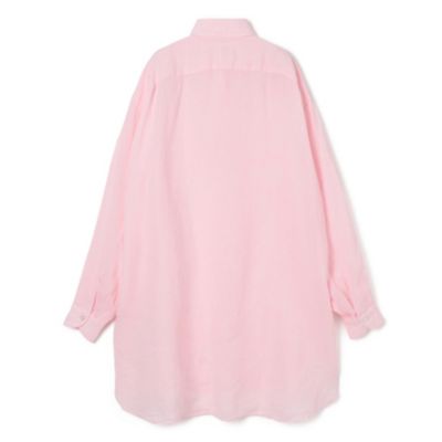 フィナモレ★美品★リネンシャツ★イタリア製★ピンク系 Finamore(フィナモレ)のオーバーサイズリネンシャツ通販