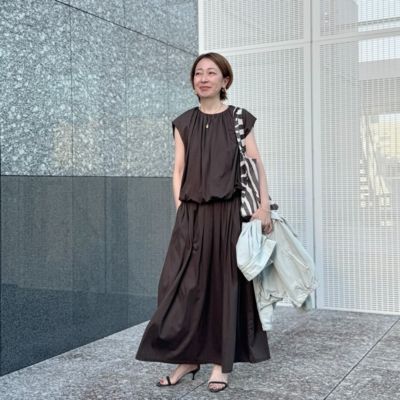 M7days
ボートネックIラインワンピース