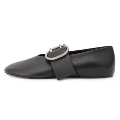 JIL SANDER ジルサンダー バレリーナ JIL SANDER(ジル サンダー)｜バレリーナ/ブラック の通販