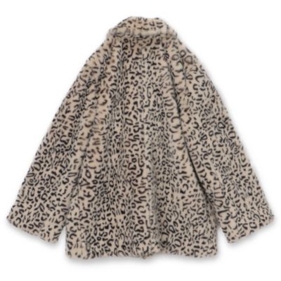 ★関税・送料込★【GANNI】レオパード パファージャケット GANNI(ガニー)のFaux Fur Jacket通販 | 集英社HAPPY PLUS STORE