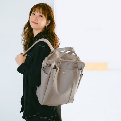 【美品】TOPKAPI 2way リュックトート breath TOPKAPI(トプカピ)の【Breath TOPKAPI】【TOPKAPI × 藤本美貴