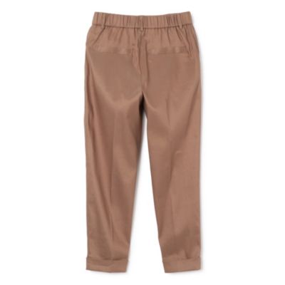 【美品】マルティニーク　洗える！リネンドロストパンツ　麻混　ストレッチ　サイズ3 定番》リネンドロストパンツ｜martinique（マルティニーク