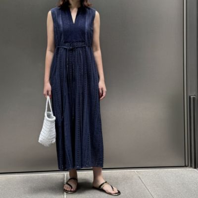 ne Quittez pas ヌキテパ ワンピース エンブロイダリー 刺繍 M 中古・古着通販】ne quittez pas (ヌキテパ) エンブロイダリー