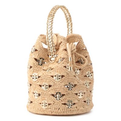 RABANNE ラバンヌ  ラフィア バケットバッグ Raffia Bags – Rabanne