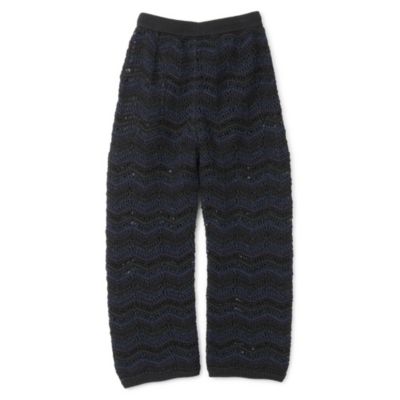 【ブルー系（46）】【COOHEM(コーヘン)】ZIGZAG SUKASHI KNIT PULLOVER【WEB・一部店舗限定】【一部別注カラー】/洗える ROPE'｜【COOHEM(コーヘン)】ZIGZAG SUKASHI KNIT PULLOVER【WEB・一部