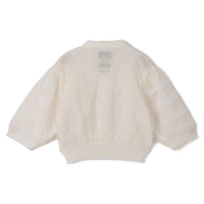 MUVEILのチュールカーディガン MUVEIL(ミュベール)のオーガンジーチュールカーディガン通販
